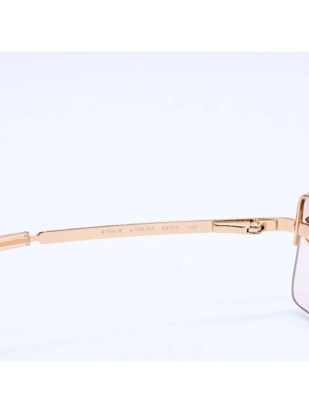 Chanel Half Rim Sunglasses Eyewear CC Logo Rhinestone